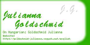 julianna goldschmid business card